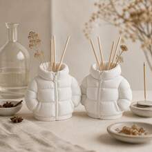Cute Cotton Jacket Pen Holder Silicone Mold, Resin Flower Pot Vase Storage Plaster Mold, Handmade DIY Epoxy Resin Drip Glue Mold - A16A-2 Clothing Vase Mold - View 4