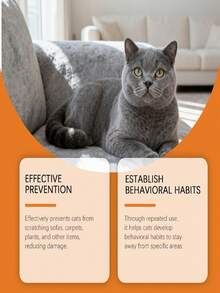 Cat Protection Spray, Gentle Soothing Stress Relief Behavior Guidance Furniture Protection, Suitable For Multi-Pet Households - 100ml - View 5