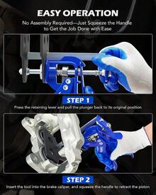 Brake Caliper Compression, Single Dual Quad Piston RDFG - 1, 2-piston - View 3
