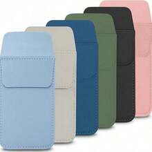 1 X PU Leather Pocket Protector – Pen Holder/Organizer For Shirts, Lab Coats, And Trousers - Random Color and Style - View 12