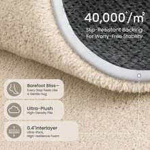 Treeboy Extra Large Rugs Short Pile Soft Fluffy Anti-Slip Mat Living Room Bedroom Carpet For Coffee Table, Carpet With Ins Style, Children's Bedroom, Bedside Carpet - Light Camel - View 5