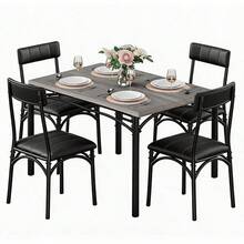 Dining Table & Chair Sets - Grey - View 1