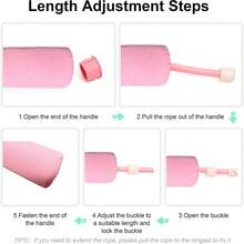 LINGPENG Adjustable Tangle-Free Jump Rope, Professional Fitness Skipping Rope For Adults, Indoor & Outdoor Workout - Multicolor - View 3