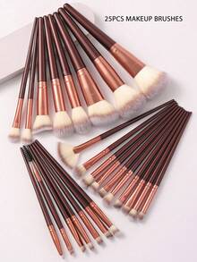 33/23/20pcs Makeup Brush Set - High-Quality Synthetic Fiber Eyeshadow Blending Brushes And Makeup Tools - Multicolor - View 9