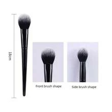 1pc 96 Makeup Blush Brush Flat Professional Blush Brush Blush Bronzer Makeup Brush Powder Blush Makeup Tool - Black - View 11