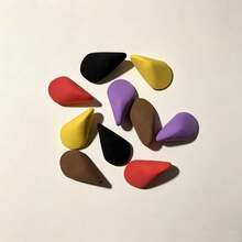 Multi-Faceted Makeup Sponge, Symmetrical Dual-End Makeup Sponge, Dry And Wet Use, Soft And Skin-Friendly, Suitable For Foundation, Concealer, Loose Powder, Polyurethane Makeup Sponge, Makeup Tools, Cosmetic Tools - Multicolor - View 3