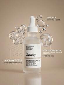 The Ordinary Niacinamide 10% + Zinc 1% Serum 60 Ml – Face Serum, Blemish Control, For Oily Skin, Vitamin B3, Suitable For Daily Skincare Routine - Clear - View 2