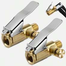 2X Tire Chuck Air Quick Connect Adapter Compressor Lock Inflate - 2 Pcs - View 1