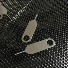 (5-10pcs) Universal Solid Color SIM Card Ejector Pin, Multi-Function SIM Card Removal Tool, Android Smartphone SIM Card Ejector Replacement Tool - Silver - View 3