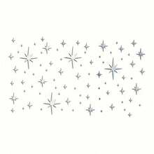 Chrisley 92pcs/Set Star Acrylic Mirror Stickers, Different Sizes Star Pattern, Studio Background Wall Decor, Photography Studio Decoration Supplies - View 7