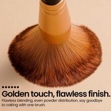 BS-MALL Luxury Gold Makeup Brush Set 5Pcs Portable Professional Makeup Kit Ramadan Gift - Mocha Brown - View 5