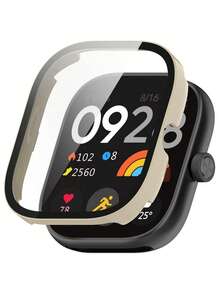 Protective Film Case Compatible With Xiaomi Watch 4 Smart Watch, Anti-Scratch Protective Film Frame Cover, PC Material Shell + Tempered Glass Full Protection - Compatible With Redmi Watch 4 - View 16