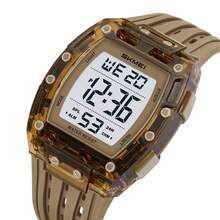 SKMEI 2816 Jam Tangan Silikon Tahan Air 50M Jam Tangan Olahraga Digital untuk Pria - Aprikot - View 3