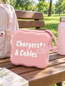 Tas Digital Persegi Portabel untuk Kamera CCD, Pengisi Daya, Earbud, Kartu Memori & Kabel. Kantong Perjalanan Ringkas dengan Motif Menarik untuk Melindungi Elektronik Kecil. Sempurna untuk Perjalanan, Liburan, Kantor & Penggunaan di Asrama. Hadiah Luar Biasa untuk Ulang Tahun, Paskah, dan Natal. - MultiWarna - View 1