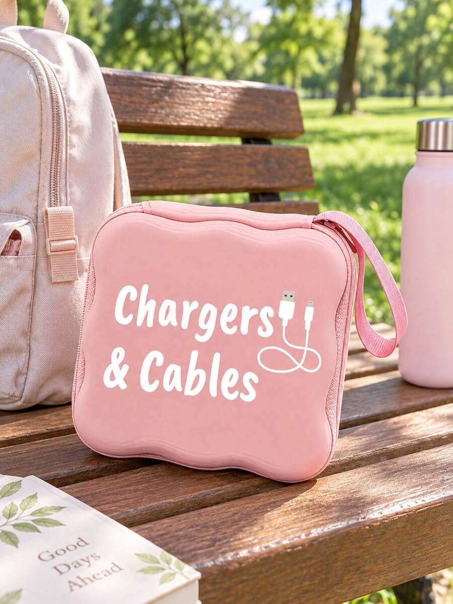 Tas Digital Persegi Portabel untuk Kamera CCD, Pengisi Daya, Earbud, Kartu Memori & Kabel. Kantong Perjalanan Ringkas dengan Motif Menarik untuk Melindungi Elektronik Kecil. Sempurna untuk Perjalanan, Liburan, Kantor & Penggunaan di Asrama. Hadiah Luar Biasa untuk Ulang Tahun, Paskah, dan Natal. - MultiWarna - View 1