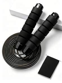 Fast Jump Rope With Non-Slip Foam Handle Adjustable Length Smooth Bearings Weighted Steel Speed Skipping Rope For Adults Men Women Jump Ropes For Aerobic Exercise Fitness Home Workouts Weight Loss Fat Training Gym Equipment Accessories - Multicolor - View 11