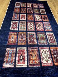Digitally Printed Non-Slip Washable Runner And Area Rug Suitable For Living Room, Outdoor, Bedroom, Kitchen Carpet, Modern Design | Modern, Scandinavian, Bohemian And Classic Styles | 100% Polyester - Multicolor - View 7
