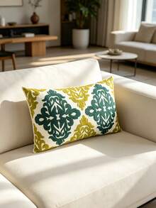 1 chiếc vỏ gối canvas thêu nhiều màu, kỹ thuật thêu tinh xảo, nhiều kích cỡ, không kèm ruột gối, phù hợp cho nhiều không gian trong nhà, có thể giặt máy - Nhiều màu - Xem 8