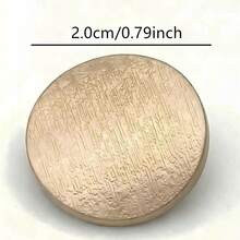 10Pcs Round Textured Shank Metal Buttons, Vintage Decorative Sew‑On Fasteners, Sewing Supplies For Coats, Blazers, School Uniforms, Shoes, DIY Craft Garment Accessories - 10pcs/pack - View 14