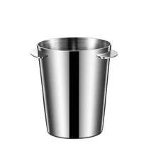 1pc 304 Stainless Steel Milk Frothing Pitcher, White/Black, Thickened Coffee Aroma Cup, Commercial/Home Use Mini Portable Milk Frother, Coffee Machine Accessory - Multicolor - View 13