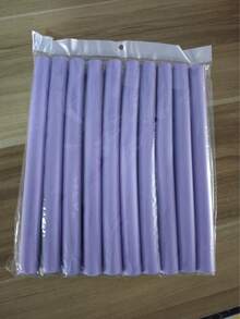 10pcs/Set Flexible Hair Curlers/Bendable Curling Rods, Heatless Hair Curler Set For Creating Soft Waves And Spiral Curls - Foam Hair Rollers Suitable For Short And Long Hair, DIY Heatless Hair Curlers, Random Color - Multiple Styles - View 8