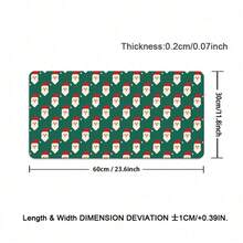 Christmas String Light Large Rubber Desk Mat, Snowflake Print Gaming Mouse Pad, Non-Slip Base Extended Keyboard Mat, Waterproof Desktop Protector For Home Office Computer Decor, Xmas Holiday Gift For Gamers - View 10