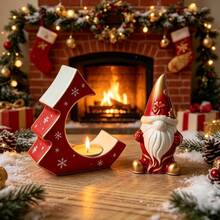 SILIKE LUFEI 2pcs Resin Silicone Mold Christmas Santa & Christmas Tree Candle Holder Set Decor Mold, Suitable For Making Resin, Plaster, Candle, Aromatherapy Products, Home Decor Display Silicone Mold - Silicone Mold - View 6