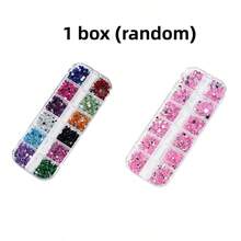 Resin Crystal Box, 3mm Thick, Random Mixed Colors, Eye-Catching, AB Crystal, Suitable For Nail Art, Handmade Jewelry DIY And Clothing Decoration - Multicolor - View 11