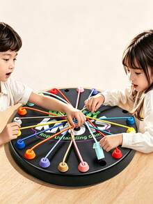 Untangle The Rope" Challenge Board Game – An Educational Toy For Kids To Develop Logical Thinking And Focus, Perfect For Parent-Child Interaction. - Multicolor - View 1