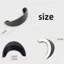 Vỏ che mưa cho camera lùi ô tô, chắn nước hình ảnh 360°, vân sợi carbon, tấm che nắng, vỏ che mưa, chất liệu PVC, vỏ bảo vệ đa năng cho camera lùi, camera bên hông và camera trước - Mẫu dùng chung - Xem 12