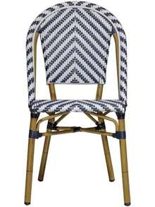 Outdoor Chairs - Blue and White - View 4