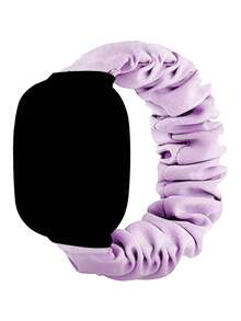 1pc Women's Elastic Scrunchie Watch Band For Versa 3/Versa 4/Sense 2, Soft Stretchy Replacement Strap, Printed Scrunchie Band, Suitable For Spring, Summer, Autumn, Winter, Fashionable And Easy To Wear, Perfect For Work, Date, Party, Sports - Mouldless - View 23
