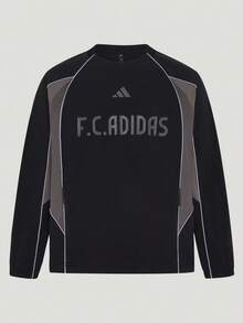 Adidas Men's ST TIRO PISTE Knit Pullover Sweatshirt KX2847 - Black - View 1