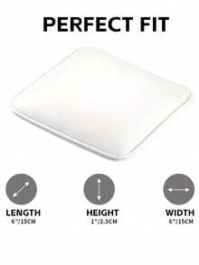 Square Nail Elbow Pad, Round Nail Pillow, Memory Foam Pad, Easy To Clean And Comfortable Nail Protection Pad, Manicurist Elbow Rest, Soft Manicurist Elbow Rest, Manicurist Arm Support Pad - Multicolor - View 3