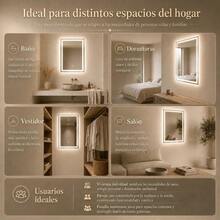 Bathroom Mirrors - Black - View 7