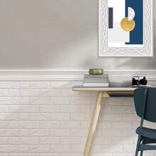 New Adhesive Ceiling Decorative Strip Waterproof Wall Stickers Baseboard Wallpaper Home Decoration Wall Border Skirting - A - View 5
