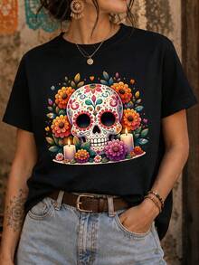 Women T-Shirts - Black - View 1