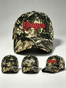 1pc Gothic Men Camo Hat Eougan Embroidered Hats For Men Adjustable Baseball Cap Fashionable Casual Hats Great For Travel, Parties, And Sun Protection - Camouflage - View 2