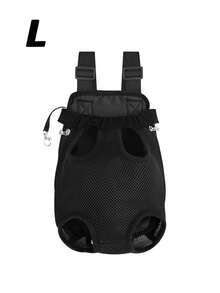 1pc New Pet Outdoor Chest Bag, Suitable For Cats & Dogs, Breathable Mesh Design, Portable Backpack, Suitable For Outdoor Activities, Room Decor, Halloween Decor, Autumn Decor, Santa Gift, Valentine's Day Gift, Christmas Stocking Stuffer, Personalized Gift, Christmas Gift - Multicolor - View 10