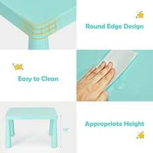 Kids Tables & Chairs - Mint Green - View 3