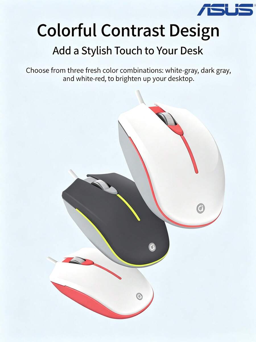 ASUS A60 Wired Gaming Mouse, Adjustable DPI, RGB Lighting, Compatible ...