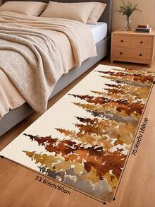 1/2pcs Christmas Kitchen Decor Rugs, Christmas Tree Pattern Design, Winter Kitchen Rugs And Mats, Non-Slip Washable Absorbent Kitchen Accessories Decor Mats, Christmas Holiday Gifts! - Multicolor - View 18