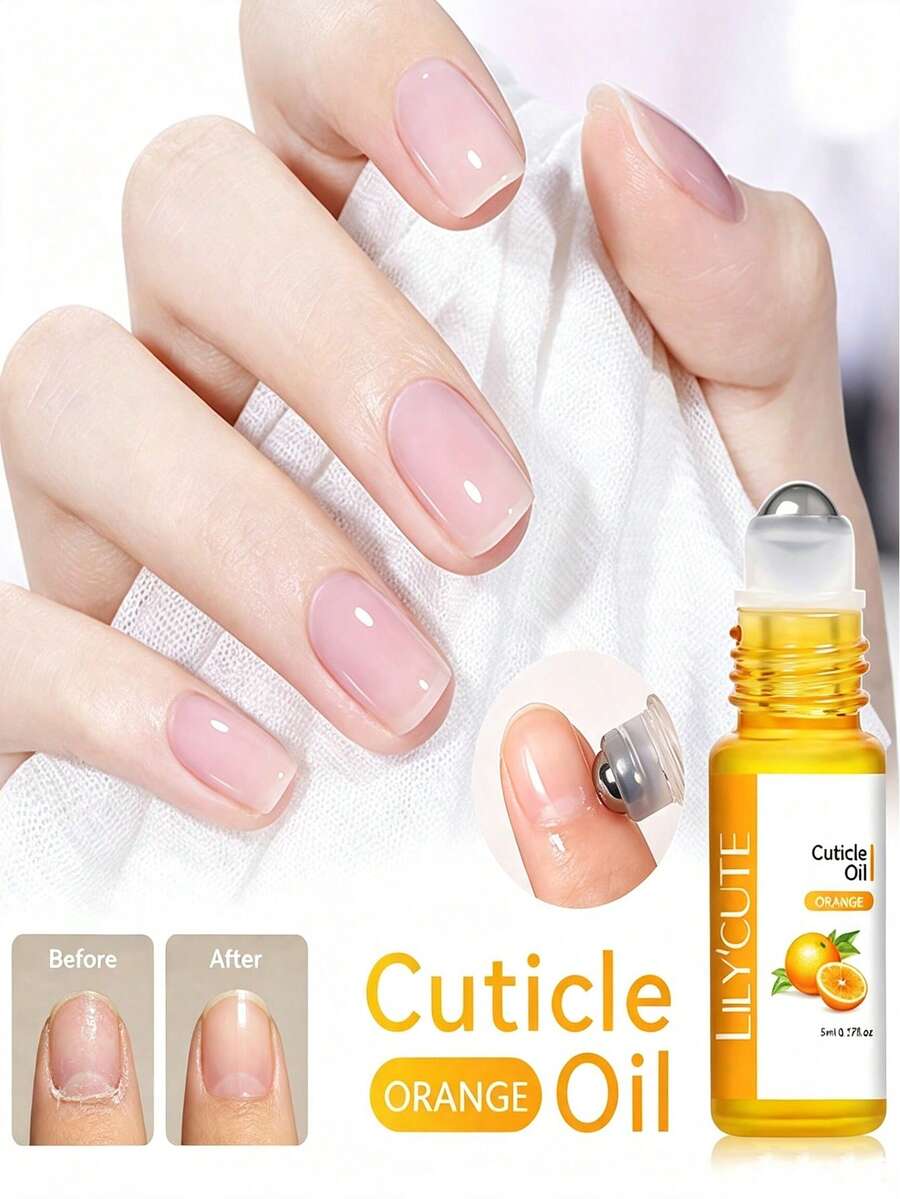 LILY'CUTE 6入 5ML 滾珠式指緣油 滋養保濕深層調理美甲護理油 快速吸收不油膩 便攜式方便美甲保養 - 均碼 - 查看 1