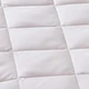 أبيض (ارتفاع ملاءة السرير - 15 سم)