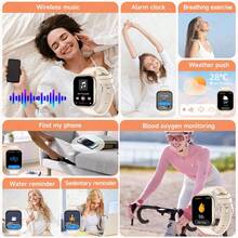 LIGE New Women's Smartwatch: Multi-Function, Waterproof, Multiple Sports Modes, Call Reminder, Weather Forecast, Activity Tracking, Multiple Color Bands, Women's Sports Watch, Holiday Gift - View 8