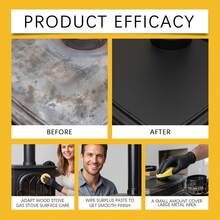 JUE-FISH Cast Iron Stove Black Repair Paste, Black Coating, Heat-Resistant, Stable, Multi-Material Compatible, Oil-Resistant - Liquid - View 7