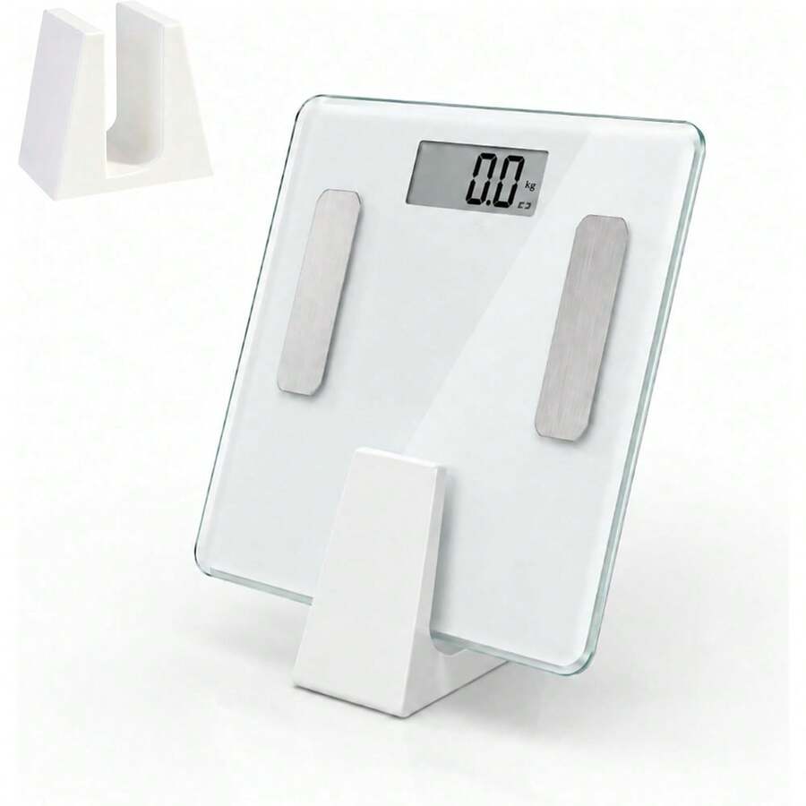 1/2pcs Trapezoidal Weight Scale Storage Stand, Vertical Floor Scale Holder For Bathroom Digital Body Scale Space Saving Organizer Minimalist Triangle Stand For Electronic Body Scale Wall-Leaning Storage