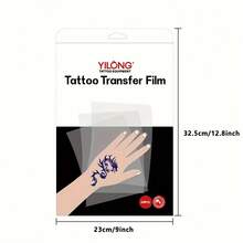 50 Sheets Transparent Tattoo Transfer Film - A4 Size, Compatible With Transfer Paper, Suitable For Professional And Beginner Tattoo Artists. Ideal For Temporary Body Art Templates, Tattoo Transfer Templates, Fine Patterns, Smooth Surface, Suitable For Creative Professionals - View 6