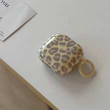 Casing Earphone Motif Leopard Aneka Warna dengan Gantungan, Kompatibel dengan 5/ Pro 3/Pro 2/ 4/ 3/ 1/2, Pelindung Minimalis Lucu untuk Anak Perempuan - MultiWarna - View 8