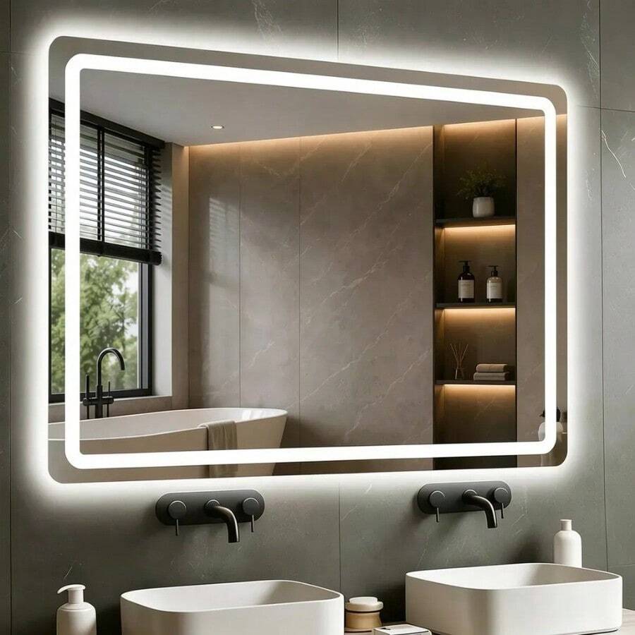 Floor & Full Length Mirrors - Rectangular - With Human Induction - View 1